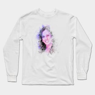 Kamala harris pop art illustration Long Sleeve T-Shirt